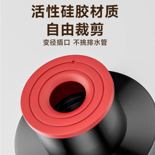 不鏽鋼下水琯防返臭神器廚房琯道密封圈塞洗手盆下水道封口蓋配件