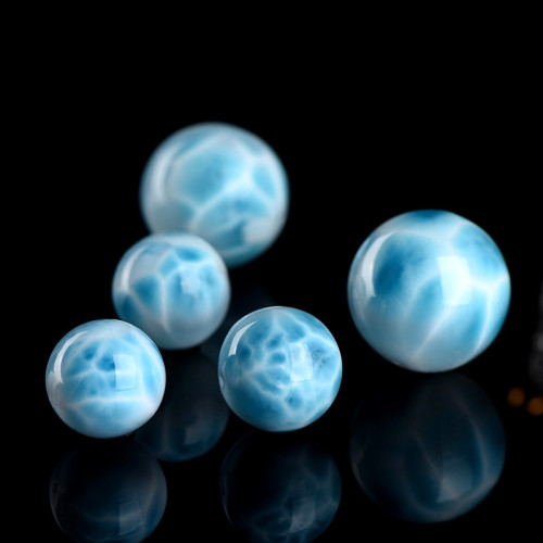 久雅水晶 天然海紋石單珠散珠 龜背紋圓珠 diy手鏈配件 廠家直銷