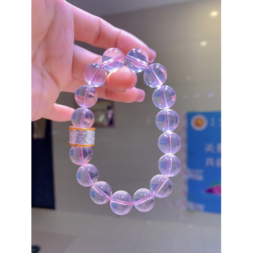 紫水晶加鹽源瑪瑙隔珠手串時尚單圈精美女款簡約百搭水晶手串