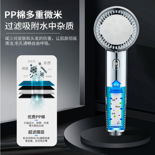 韓日新款過濾花灑噴頭淋浴增壓通用前置淨化器美膚濾芯洗澡水龍頭