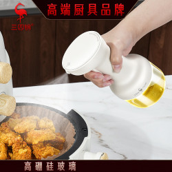 三四鋼玻璃噴油壺油罐食品級油壺噴油瓶高硼矽家用空氣炸鍋霧化