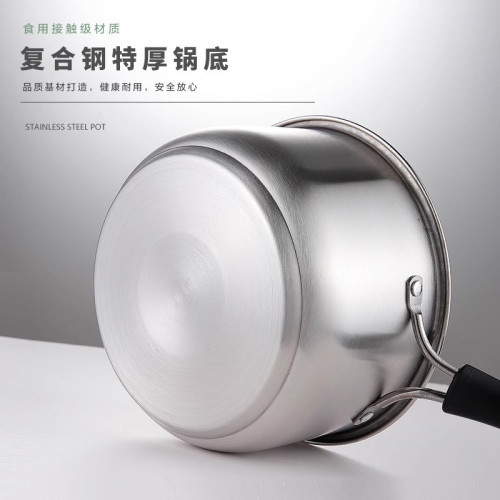 特厚湯鍋嬭鍋蒸鍋家用不鏽鋼鍋二層電磁爐通用小燉鍋輔食鍋火鍋