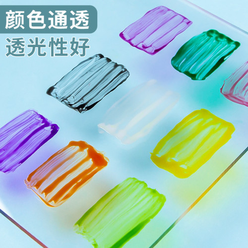 玻璃顔料套裝玫瑰茉莉花香月夜金桂手繪花園勾線筆免烤金邊玻璃盃