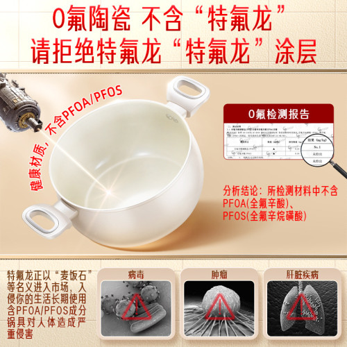 三四鋼蒸鍋電磁爐燃氣灶大容量煲湯鍋 廚房無氟不粘陶瓷不粘湯鍋