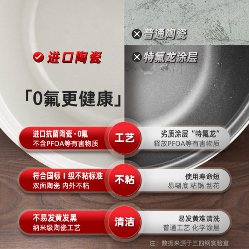 三四鋼 壓力鍋電磁爐煤氣灶蒸煮燉鍋湯鍋抗菌陶瓷燉煮燜微壓鍋