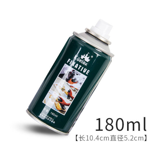 高爾樂定畫液素描大瓶300ml學生diy油畫棒美術色粉通用定型固色劑