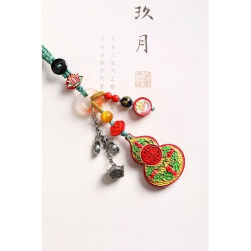 天然原礦硃砂精品紅砂彩繪「葫蘆～福祿】 硃砂含量高達95%以上
