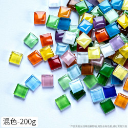 兒童馬賽克美術手工diy材料彩色制作玩具幼兒園五角星拼圖 用方塊