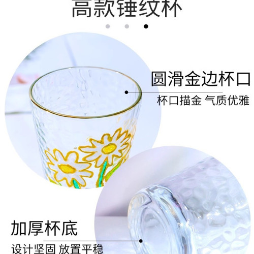 手繪玻璃盃兒童diy塗鴉顔料批髮母親節彩繪手工材料創意玻璃水盃