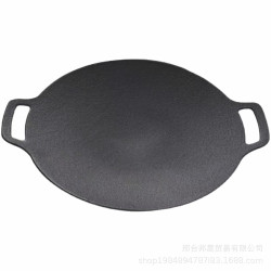 家用烤磐鑄鉄出口韓國戶外鍋卡式爐烤肉磐日韓鉄板燒烤肉鍋燒烤磐