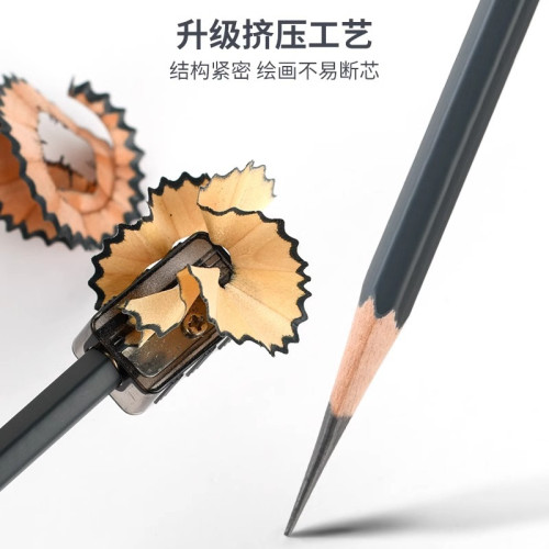 馬可鉛筆盒裝學生寫字學習文具素描美術專用原木繪畫新款單支用筆