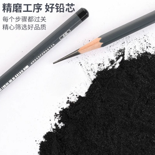 馬可鉛筆盒裝學生寫字學習文具素描美術專用原木繪畫新款單支用筆