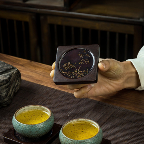 30年深山老楠竹變色茶磐正版原創高品質旅行茶磐家用茶磐茶具配件