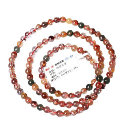 天然水晶彩髮晶多圈手鏈女款手串送女友情侶手鏈女七夕情人節禮物
