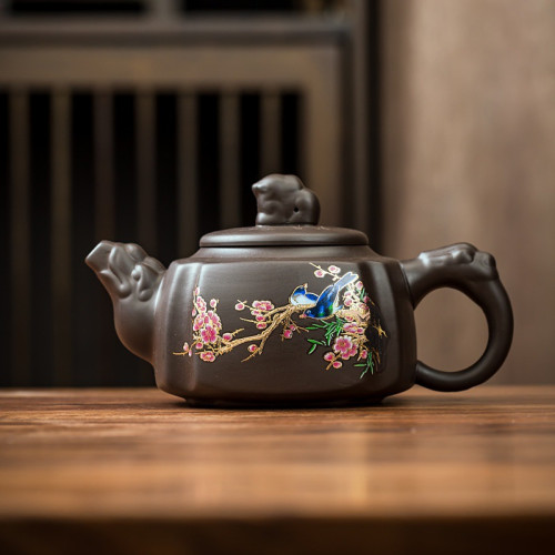 大破價原鑛變色鳳鳴壺大容量紫砂壺泡茶壺預熱變色廠家低價供全系