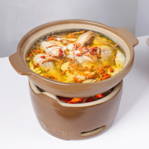 平定砂鍋淺煲燉鍋家用明火瓦斯陶瓷燉湯煲湯煲仔飯亮晶晶無釉沙鍋